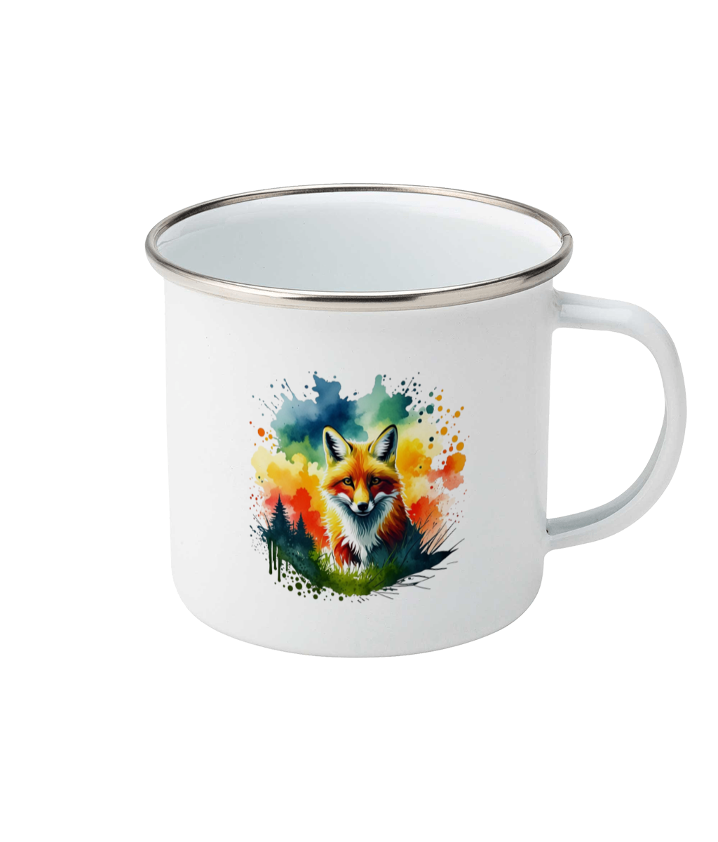 The Fox One - Enamel Mug 12oz