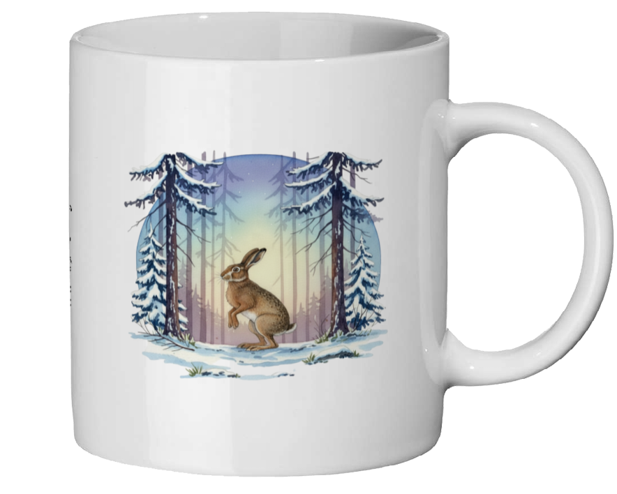 Winter Hare - Ceramic Mug 11oz
