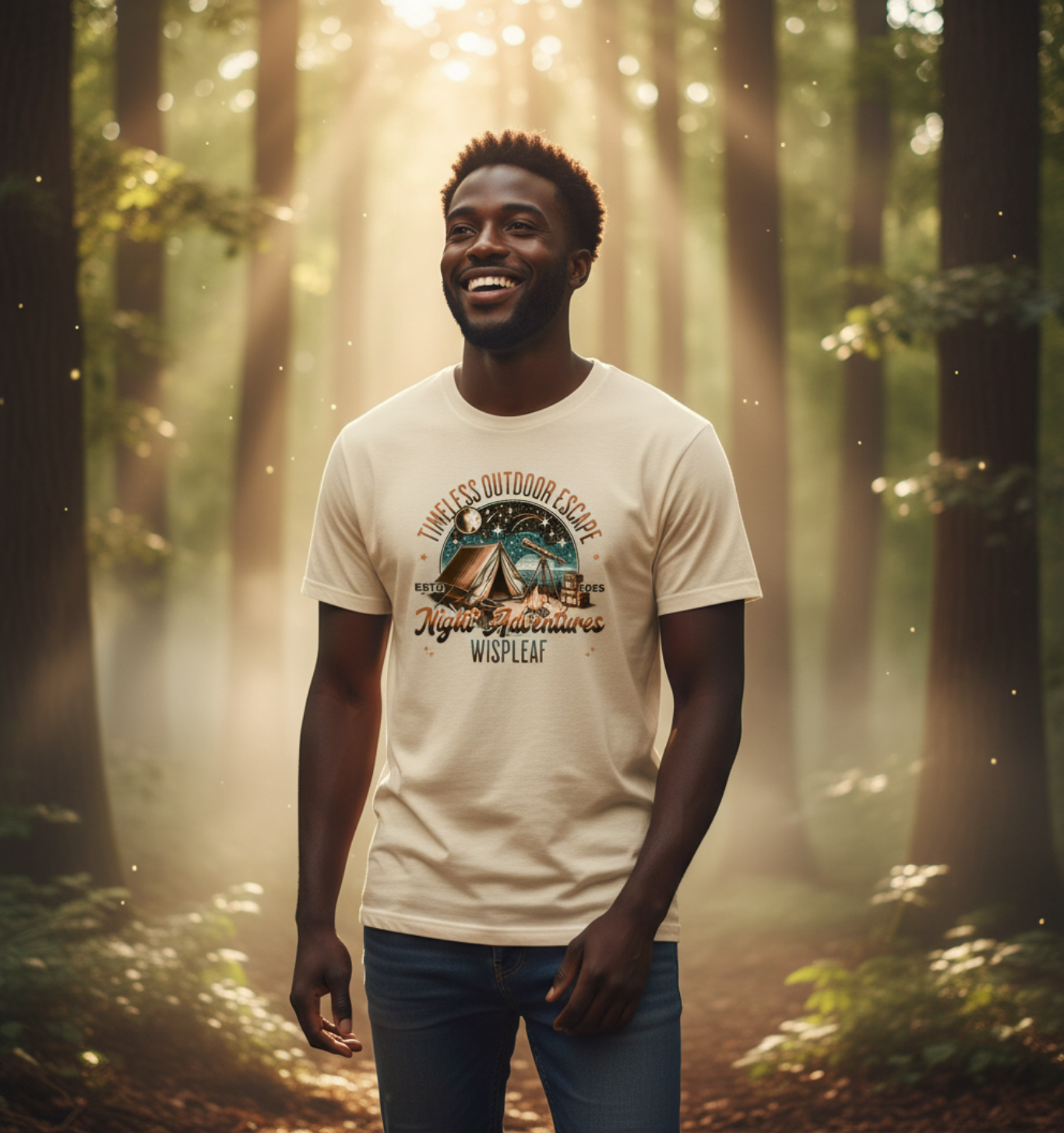 Bella+Canvas Unisex Jersey T-Shirt (CV001) Night Adventures