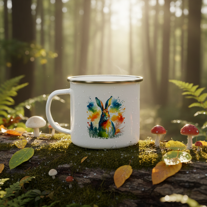 The Hare One - Enamel Mug 12oz